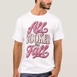 Camiseta Reservado para Otoño    Amante de Libros de Otoño 