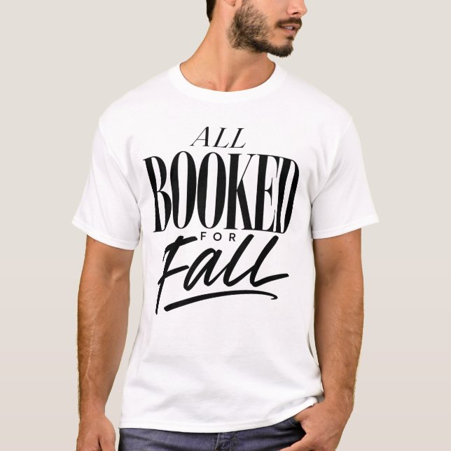 Camiseta Reservado para Otoño  | Amante de Libros de Otoño  (Anverso)