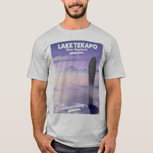 Camiseta reserve un lago Tekapo Nueva Zelanda del viaje hoy