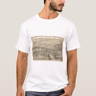 Camiseta Residencia de lámina, aterrizaje de los caballero