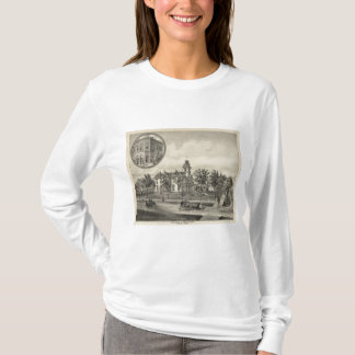 Camiseta Residencia y banco, Abilene, Kansas de Kirby
