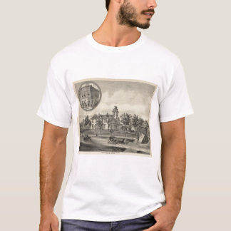 Camiseta Residencia y banco, Abilene, Kansas de Kirby