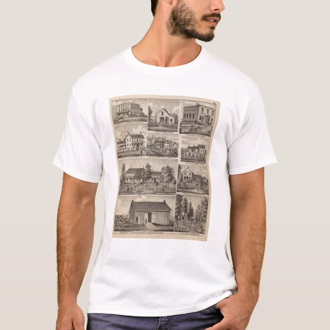 Camiseta Residencias y edificios agrícolas, Owatonna, (Anverso)