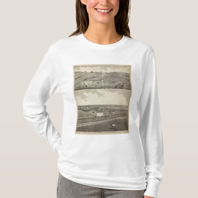 Camiseta Residencias y granjas de Eldridge, Minnesota (Anverso)