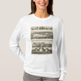 Camiseta Residencias y granjas, Kansas de Bartlett y de