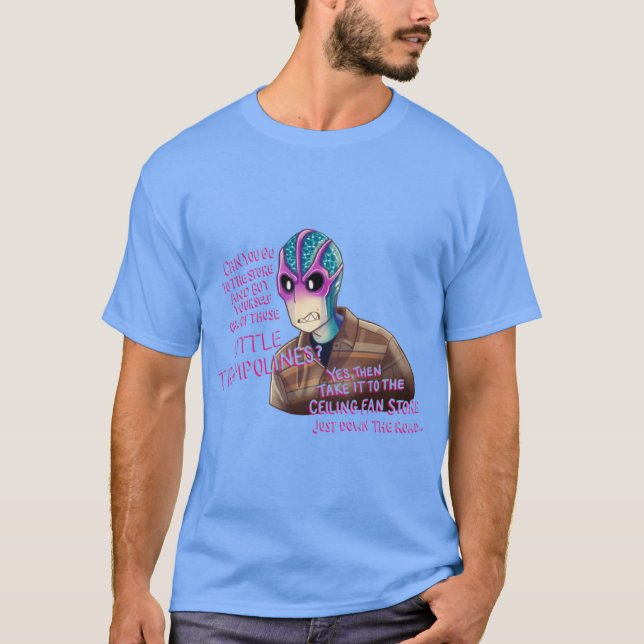 Camiseta Resident Alien Sticker Ceiling Fan Store (Anverso)