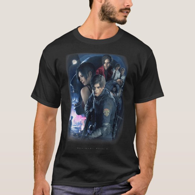 Camiseta RESIDENT EVIL 2 girl vintage (Anverso)