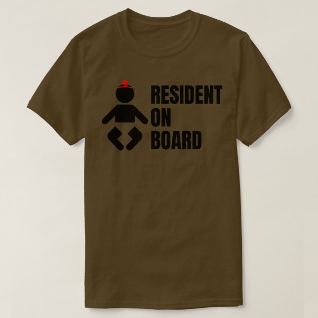 Camiseta Resident On Board 3 (Diseño del anverso)
