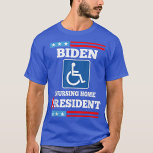 Camiseta Residente en casa de la Enfermería de Biden Funny 