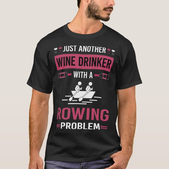 Camiseta Residuo de fila de dragado de vino (Anverso)