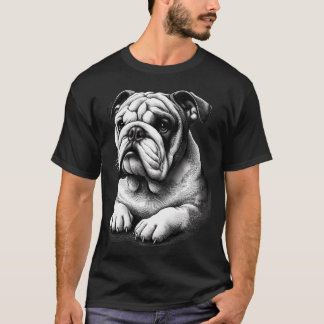 Camiseta Resiliencia del Bulldog: Compañero Fiel para Dueño