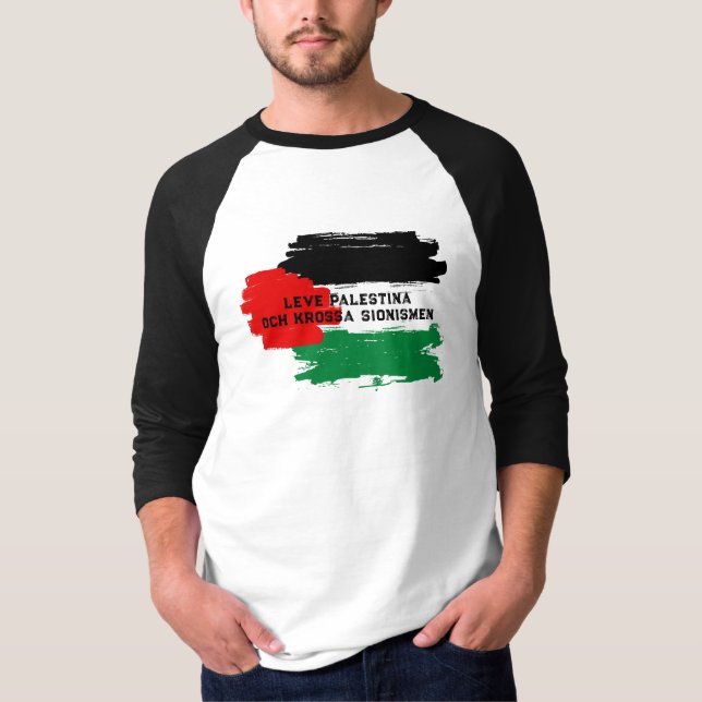 Camiseta Resiliencia palestina y béisbol solidario (Anverso)