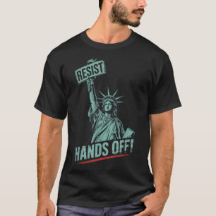 Camiseta Resist - Anti Trump Quita De La Estatua De La Libe