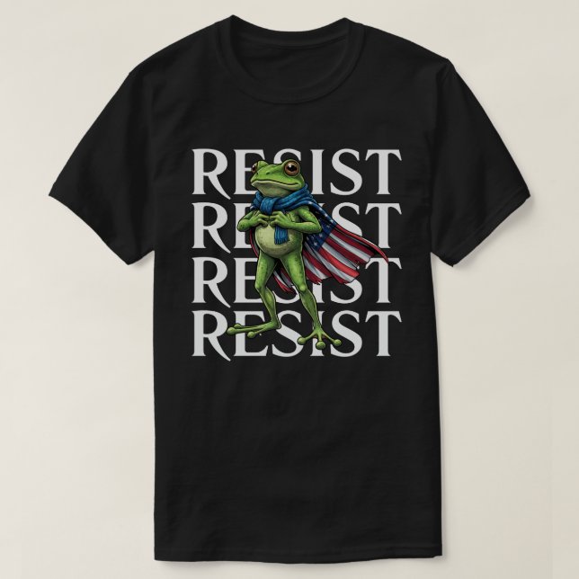 Camiseta Resist Frog (Diseño del anverso)