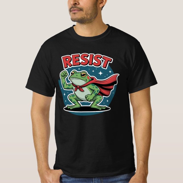 Camiseta Resist Frog Portland Frog Protest for Men Women (Anverso)