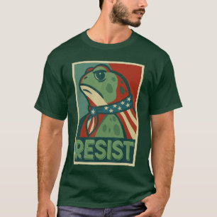 Camiseta Resist Frog Portland Frog Protest para Hombres Muj