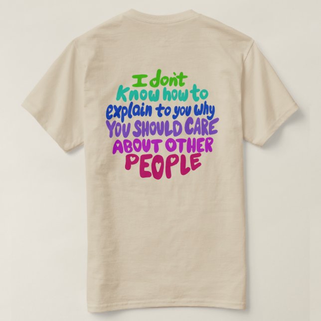 Camiseta Resist Hand Lettered (Reverso del diseño)