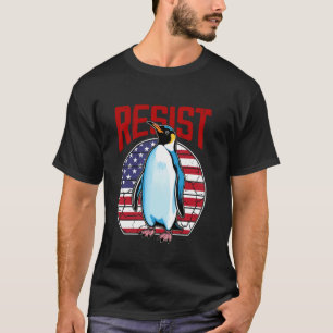 Camiseta RESIST PENGUIN Resistir Activismo de Ping
