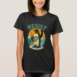 Camiseta RESIST PENGUIN Resistir Activismo de Ping