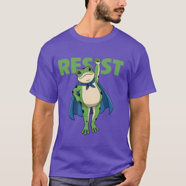 Camiseta Resist Portland 2025 Frog Empower Justice Equality (Anverso)