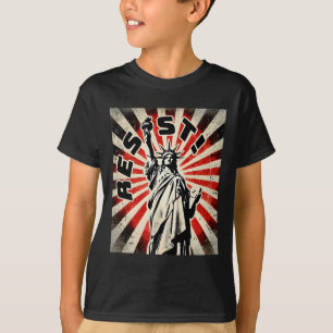 Camiseta Resista A La Estatua De La Libertad Para Resistir