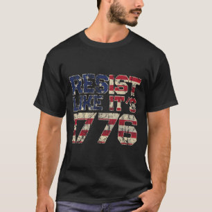 Camiseta Resista como si fuera la bandera estadounidense de