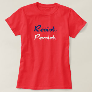 Camiseta Resista de Persist Red White Blue Persist