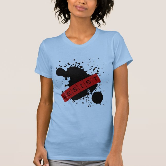 Camiseta RESISTA el diseño rebelde (Anverso)