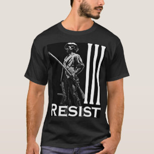 Camiseta Resista el negro del Minuteman 2