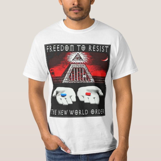 Camiseta Resista el nuevo orden mundial (Anverso)