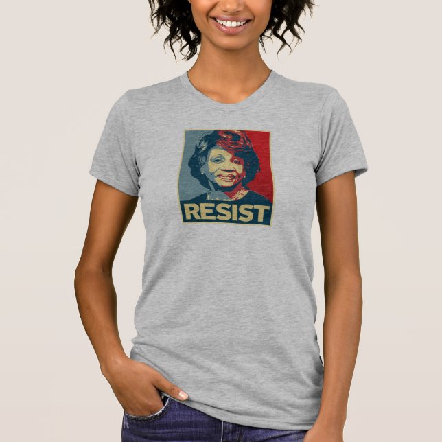 Camiseta RESISTA - el poster de la propaganda de las aguas (Anverso)