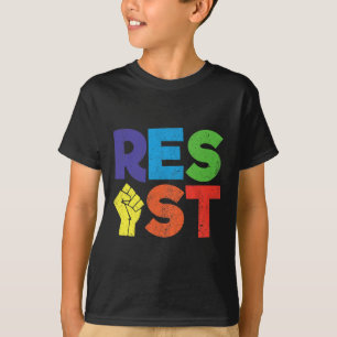 Camiseta Resista Gay Lgbt Regalo De Apoyo Comunitario Para 