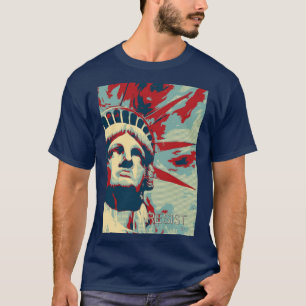 Camiseta RESISTA - la estatua de la libertad