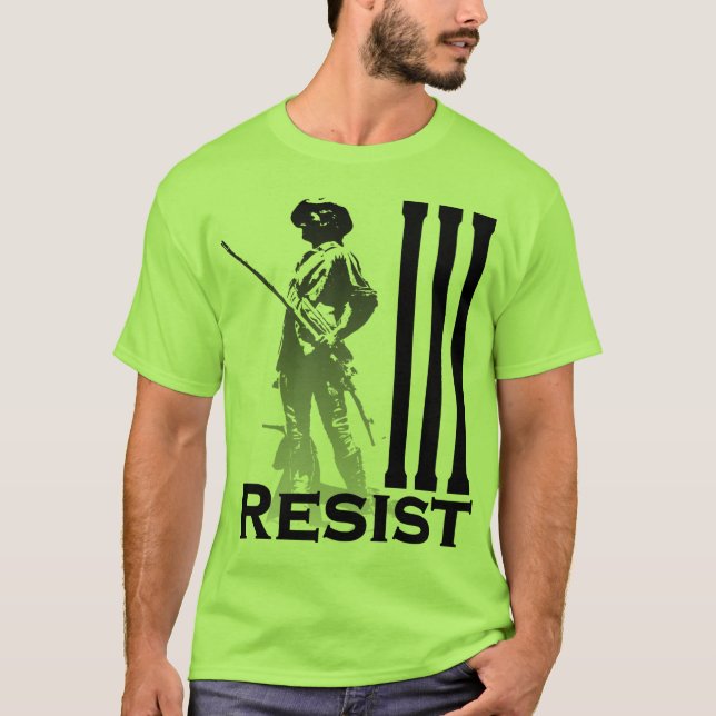Camiseta Resista la luz del Minuteman 2 (Anverso)