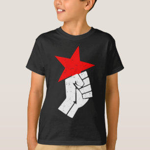 Camiseta Resista Star Revolution Rebellion Retro Black