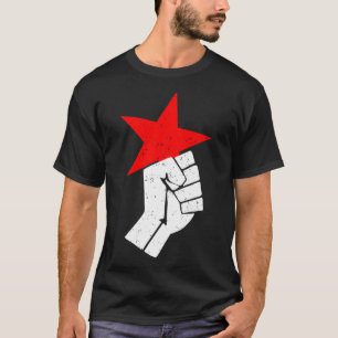 Camiseta Resista Star Revolution Rebellion Retro Black
