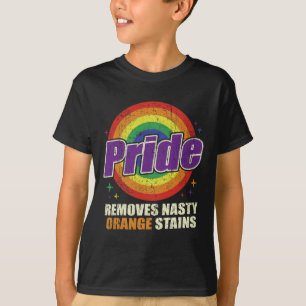 Camiseta Resiste a Trump Elimina las Manchas Naranjas Feas 