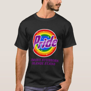 Camiseta Resiste a Trump Elimina las Manchas Naranjas Obsti