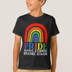 Camiseta Resiste a Trump Elimina Manchas Naranjas Obstinada