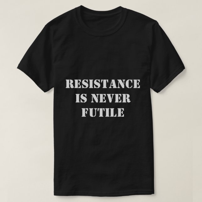 Camiseta resistencia (Diseño del anverso)