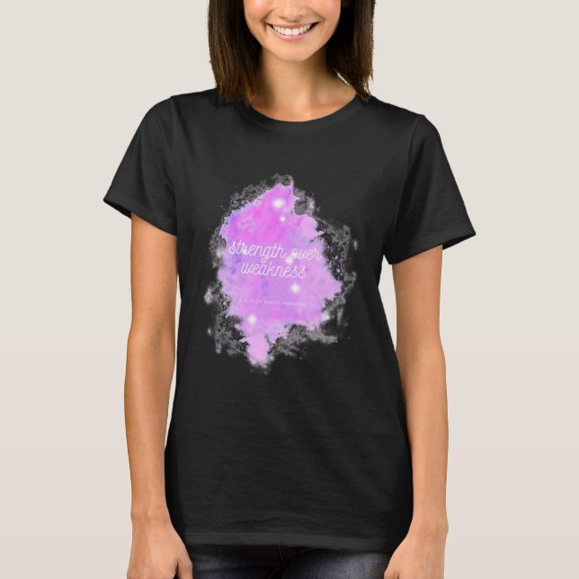 Camiseta Resistencia A La Galaxia De Debilidad - Cáncer De  (Anverso)