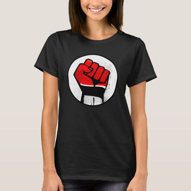 CAMISETA RESISTENCIA AL FASCISMO (Anverso)