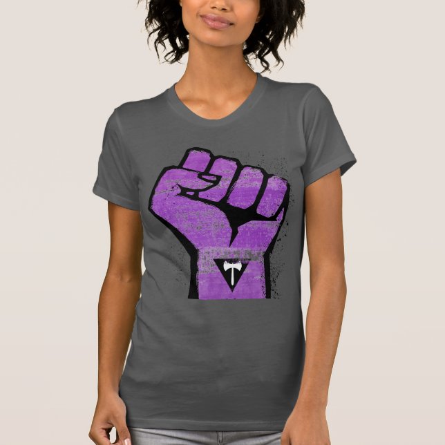 Camiseta Resistencia al Orgullo Lesbiano (Anverso)