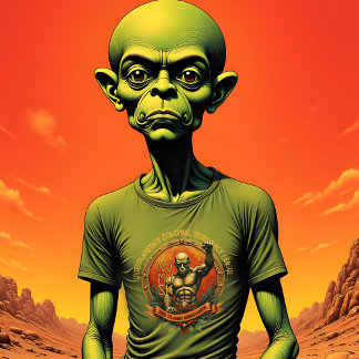 Camiseta Resistencia al planeta rojo