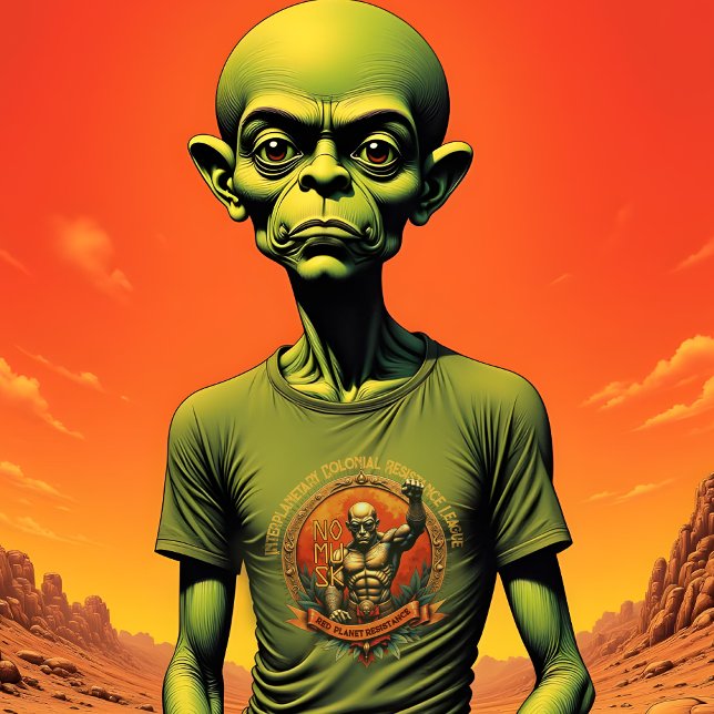 Camiseta Resistencia al planeta rojo (Subido por el creador)