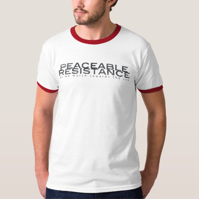 Camiseta Resistencia apacible (Anverso)