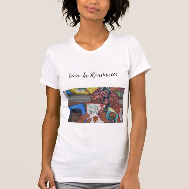 Camiseta ¡Resistencia del La de Viva! (Anverso)