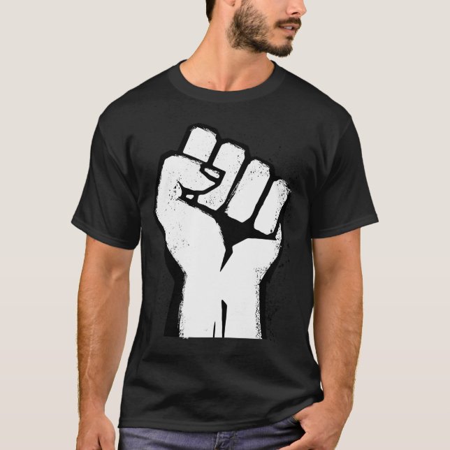 Camiseta Resistencia del Puño Blanco (Anverso)