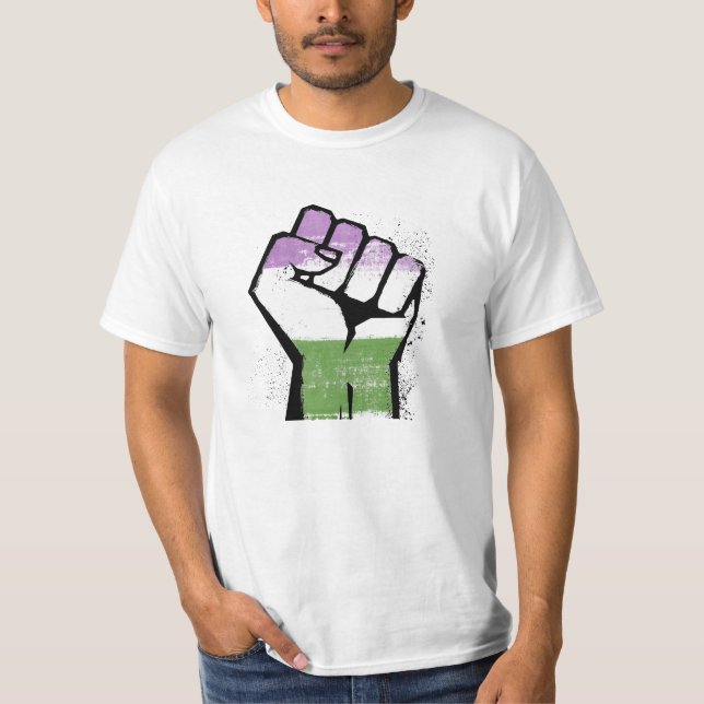 CAMISETA RESISTENCIA GENDERQUEER (Anverso)