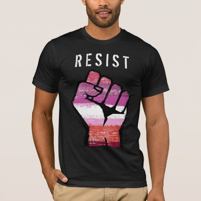 Camiseta Resistencia Lesbiana (Anverso)